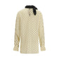 Beige Silk Blouse