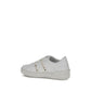 White Calf Leather Bos Taurus Sneakers
