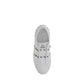 White Calf Leather Bos Taurus Sneakers