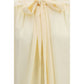 Beige Polyester Blouse