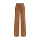 Beige Cotton Jeans Denim