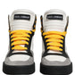 Multicolor Leather High Top Sneakers Shoes