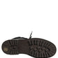 Black Trekking Fur Lace Leather Boots Shoes