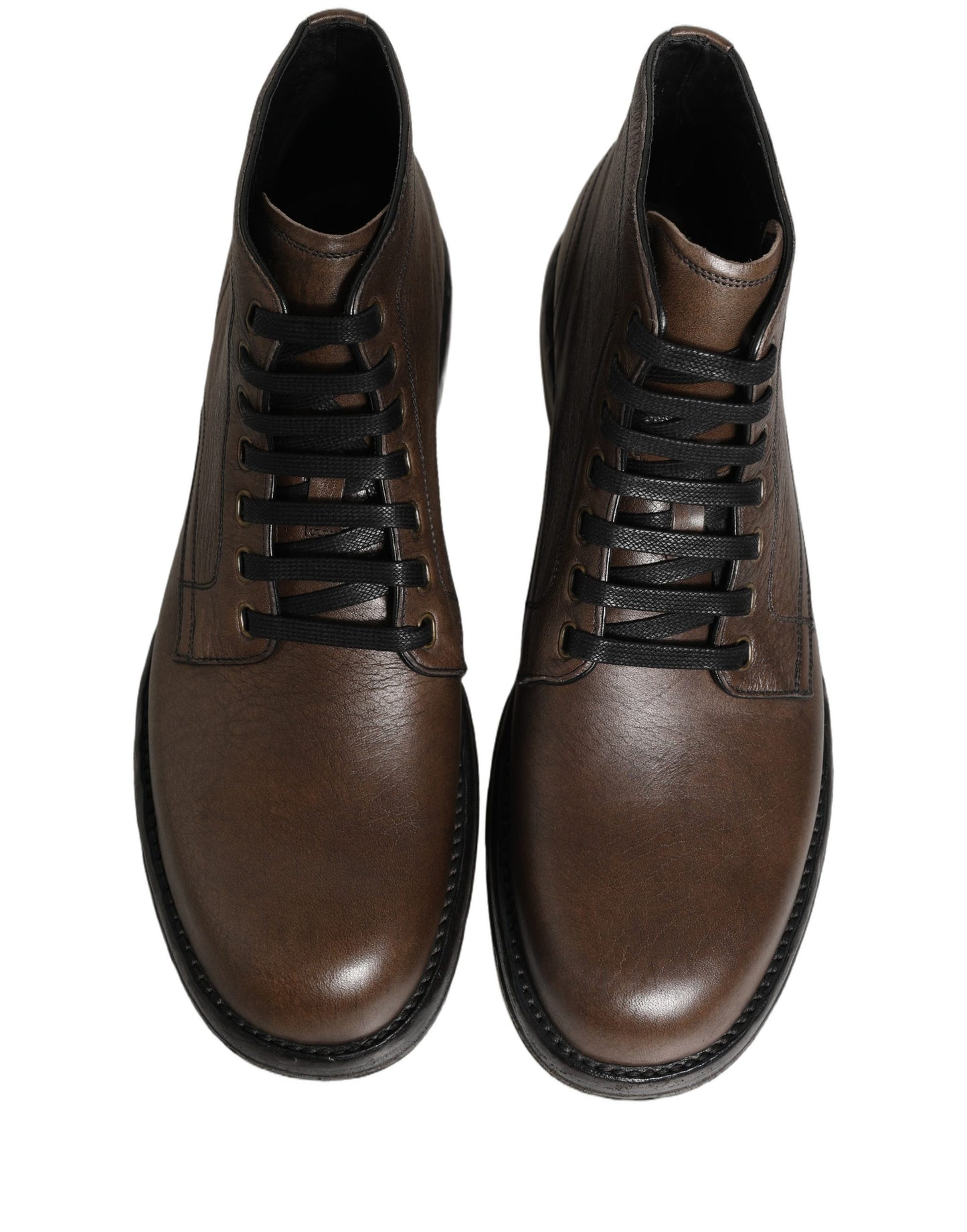 Brown Perugino Leather Men Ankle Boots Shoes