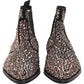 Silver Embellished Chelsea Ankle Boots Shoes