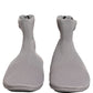 Gray Stretch Mesh Men Ankle Boots Shoes