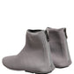Gray Stretch Mesh Men Ankle Boots Shoes