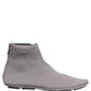 Gray Stretch Mesh Men Ankle Boots Shoes