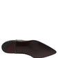 Black Leather Chelsea Mid Calf Boots Shoes