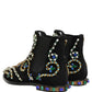 Black Embellished Chelsea Ankle Boots Shoes