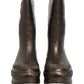 Bronze PVC Pull On Rain Boots Men Shoes
