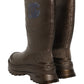 Bronze PVC Pull On Rain Boots Men Shoes