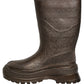 Bronze PVC Pull On Rain Boots Men Shoes