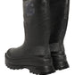 Black PVC Pull On Rain Boots Men Shoes