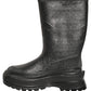 Black PVC Pull On Rain Boots Men Shoes