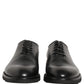 Black Leather Men Oxford Dress Formal Shoes