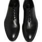 Black Leather Men Oxford Dress Formal Shoes