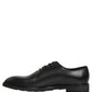 Black Leather Men Oxford Dress Formal Shoes