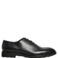 Black Leather Men Oxford Dress Formal Shoes