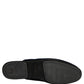 Dark Blue Suede Slides Flat Slipper Men Shoes