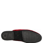Red Suede Slides Flat Slipper Men Shoes