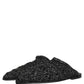 Black Mules Slides Slippers Men Flats Shoes