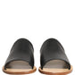 Brown Leather Slides Sandals Flats Men Shoes