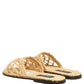 Beige Straw Raffia Slides Sandals Flats Shoes