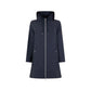 Blue Elastane Coat