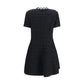 Black Cotton Casual Dress