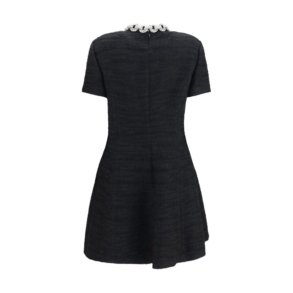 Black Cotton Casual Dress