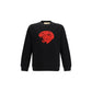Black Cotton Sweatshirt