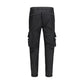 Black Polyamide Cargo Pants