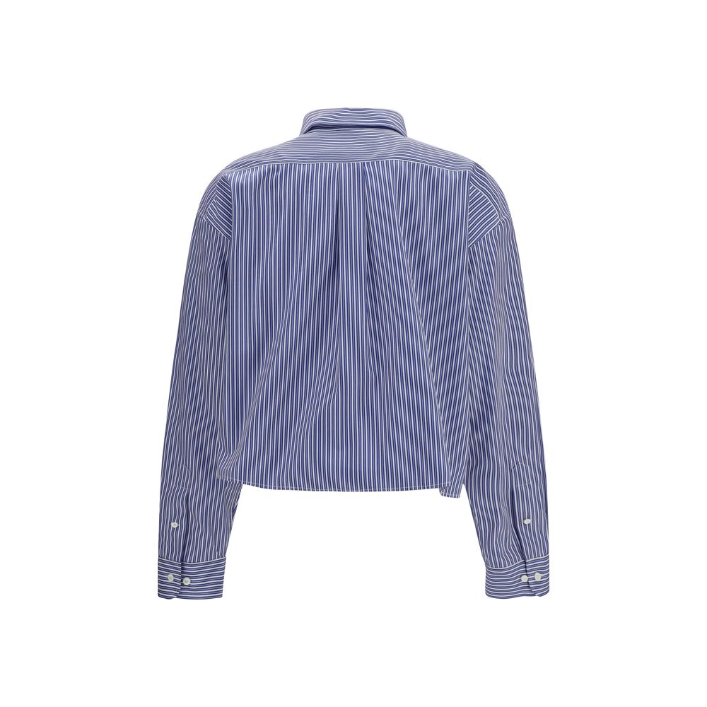 Blue Cotton Dress Shirt