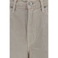 Beige Cotton Jeans Denim