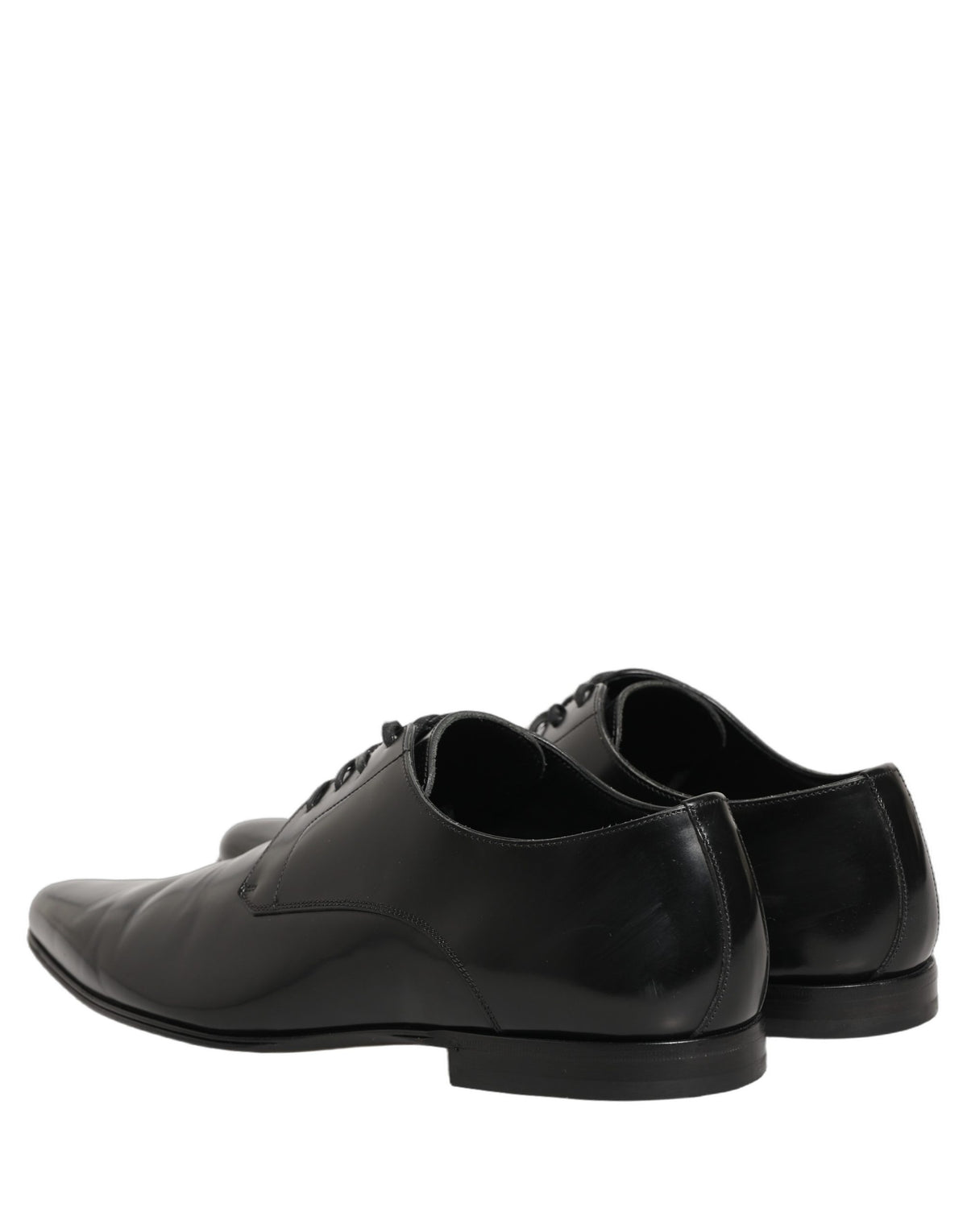 Black Leather Derby Dress Men Formal Shoes
