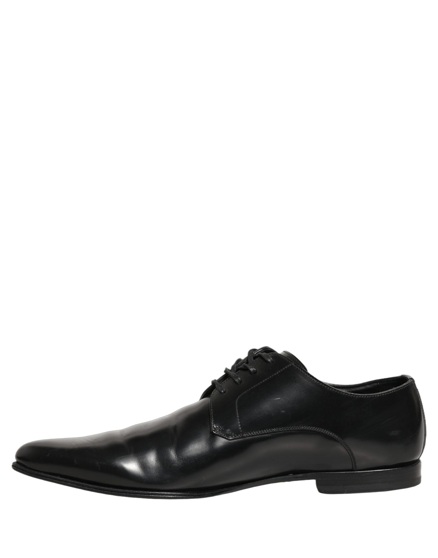 Black Leather Derby Dress Men Formal Shoes