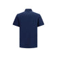 Blue Cotton Polo Shirt