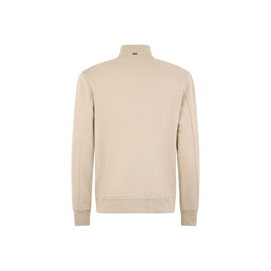 Beige Cotton Sweatshirt