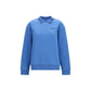 Blue Cotton Sweatshirt