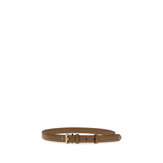 Beige Calf Leather Bos Taurus Regular Belt