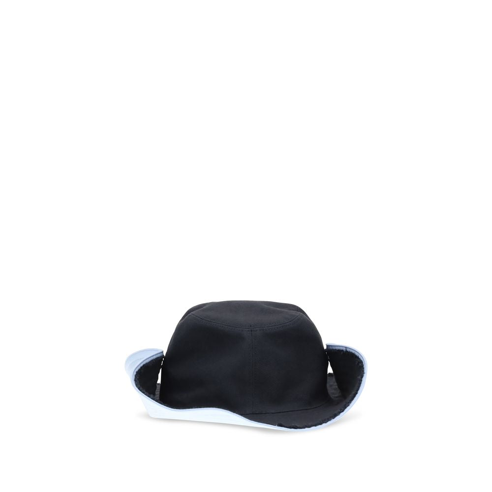 Blue Cotton Bucket Hat