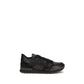 Black Polyester Athletic Sneakers