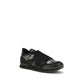 Black Polyamide Athletic Sneakers