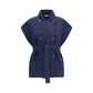 Blue Cotton Coat