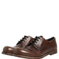 Brown Leather Derby Dress Men Formal Shoes