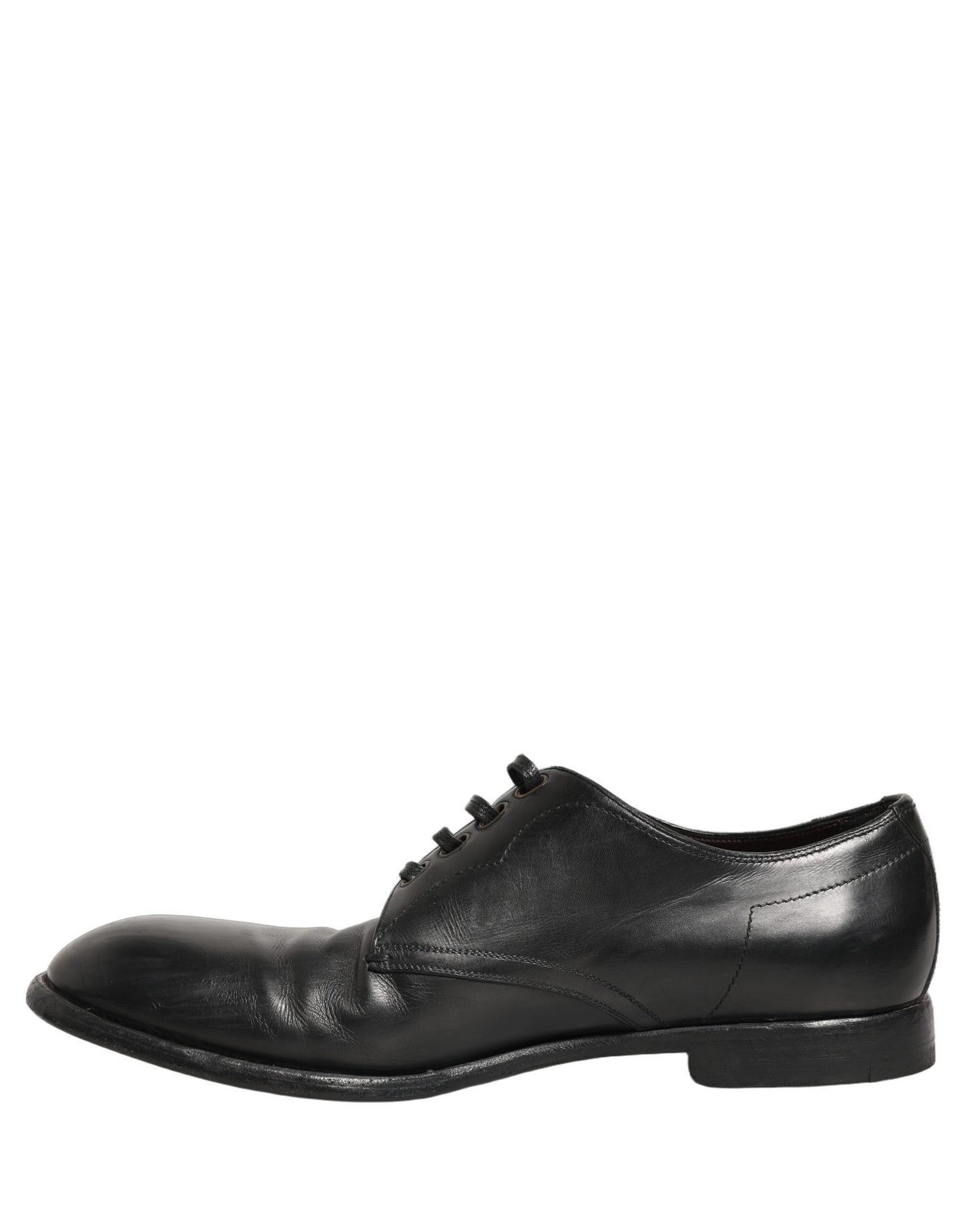 Black Leather Derby Dress Men Formal Shoes