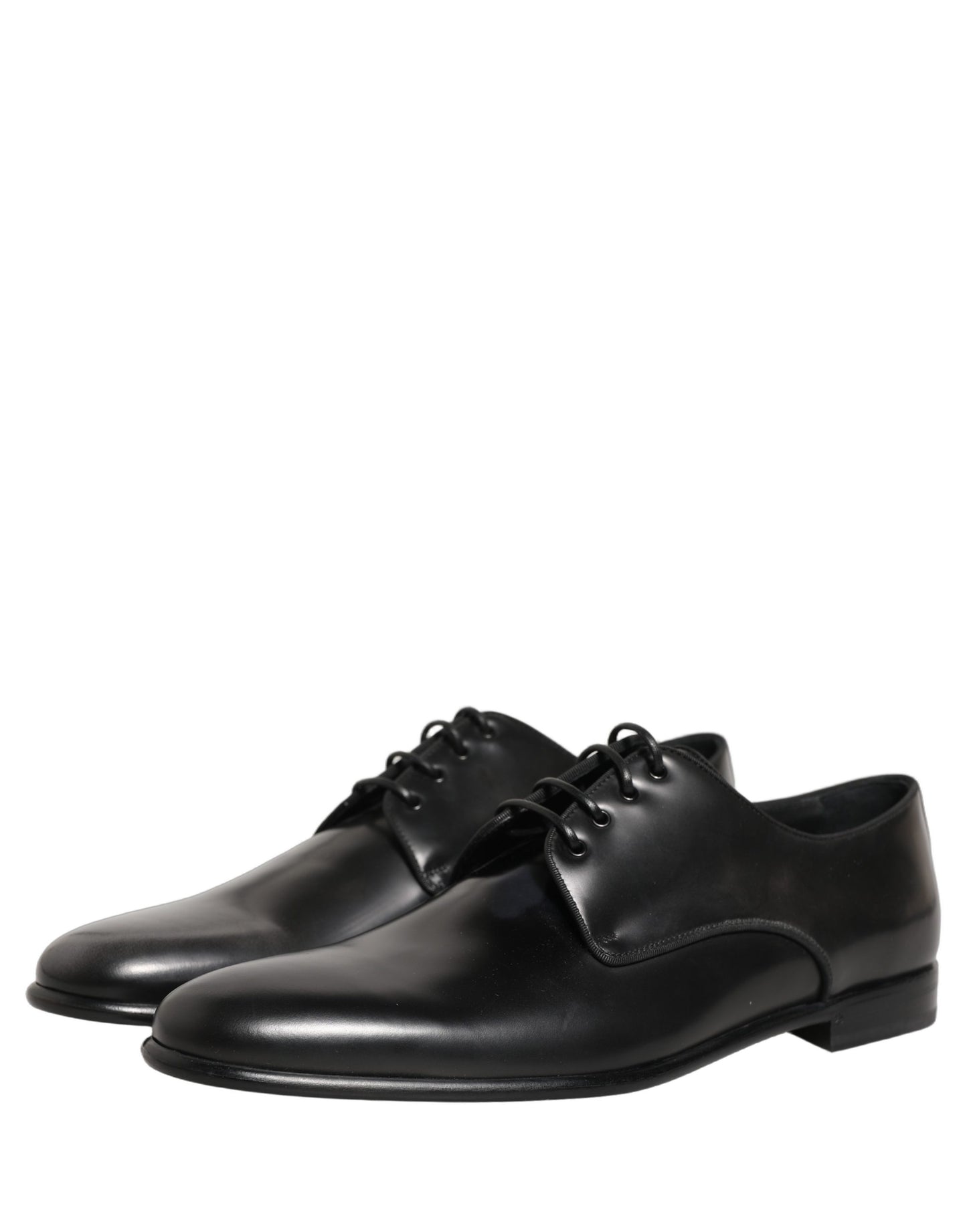 Black Leather Men Derby Dress Formal Shoes