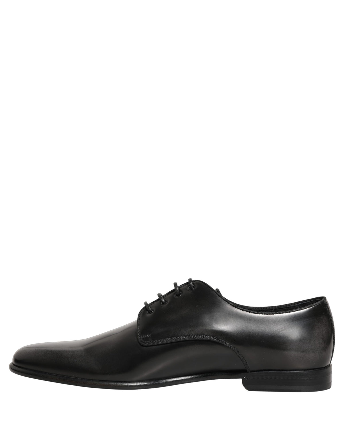 Black Leather Men Derby Dress Formal Shoes