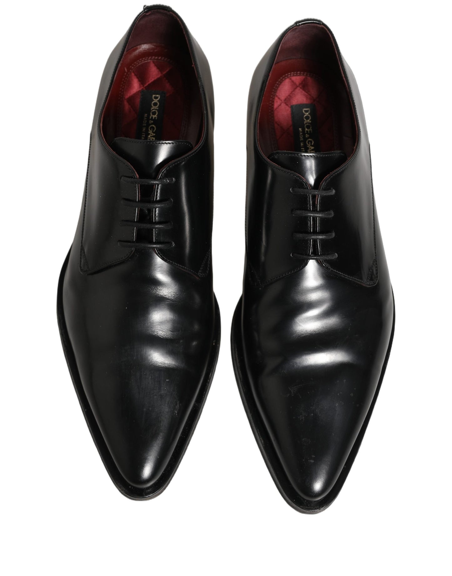 Black Leather Men Derby Dress Formal Shoes